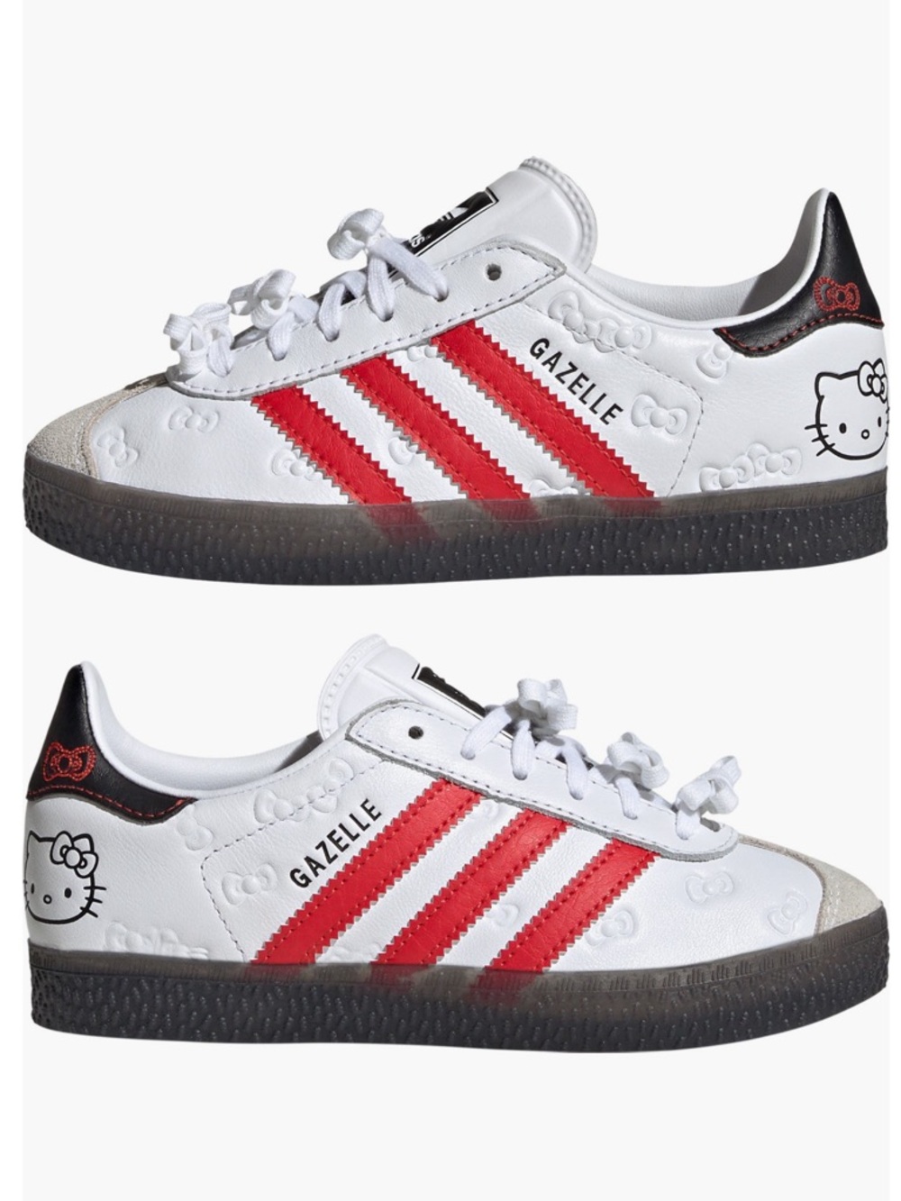 Adidas x Hello Kitty Gazelle 50th Anniversary Kids Sneakers + Box | Size US 10K